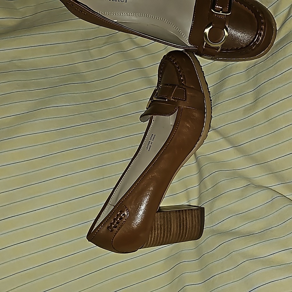 Ellen Tracy Brown Chunky Heels Woman's Size 8 - Picture 6 of 16